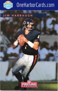 1992 Pro Line Profiles Chicago Bears #163 Jim Harbaugh - Picture 1 of 2