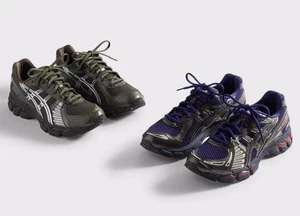 Talla 9.5 Kith ASICS Marvel Capcom Capitán América Guile Doble Gel-Kayano 12.1 Nuevo - Imagen 1 de 6