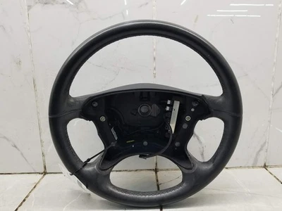 Mercedes CLK500 W209 2005 volante de cuero negro con botones de cambio #11043 Foto 1 de 4