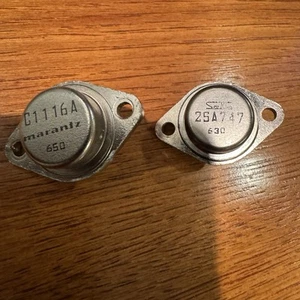 MARANTZ 2SC1116A & 2SA747 ORIGINAL MARANTZ / SANKEN OUTPUT TRANSISTORS FROM 2325 - Picture 1 of 4