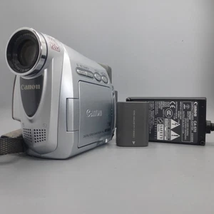 Canon MV800 Handheld MiniDV Camcorder Silver Tested Full Working Set - Picture 1 of 10