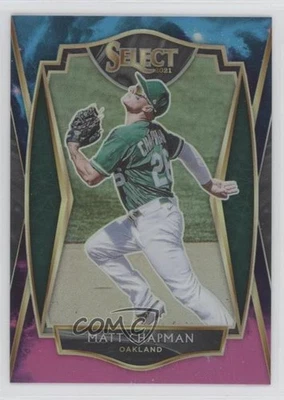 2021 Panini Select Premier Cosmic Prizm Matt Chapman #194 - Image 1 of 2