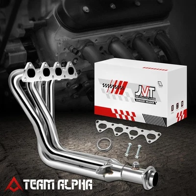 Cabezal de escape de acero inoxidable para Honda Civic Si Acura Integra 4-1 1994-2000 Foto 1 de 4