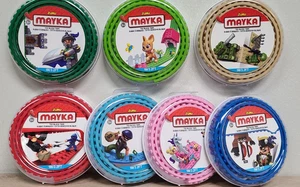 Paquete de 7 X Cinta de Bloque de Juguete Zuru Mayka 1M/3.2 Pies 2 Tachuelas Rojo Azul Verde + BONO - Imagen 1 de 10