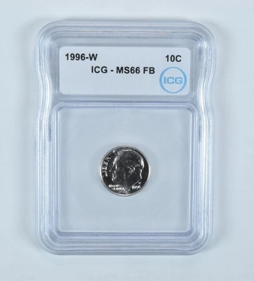 1996-W Roosevelt Dime MS66 FB ICG *4250 - Image 1 of 4