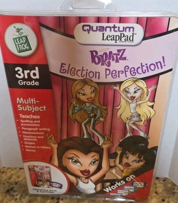 LeapFrog LeapPad Bratz Election Perfection Book Cartridge 3 Grade Multi Subject - Image 1 of 4