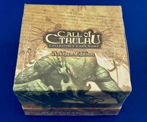 Call of Cthulhu CCG Arkham Edition Starter Deck Box (10 Decks) - SEALED - NEW - Picture 1 of 3