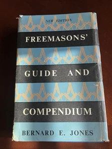 Freemasons' Guide And Compendium Bernard E. Jones, 1973 Dedicated - Picture 1 of 7