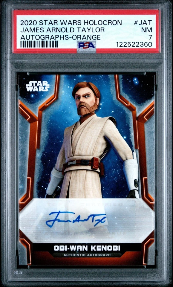 2020 Star Wars Holocron James Arnold Taylor Autographs-Orange 2/25 - Image 1 of 2