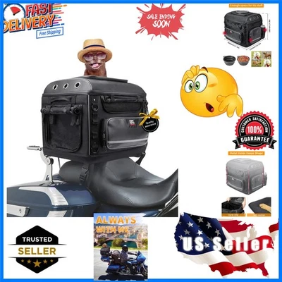 Bolsas portaequipajes para perros/gatos de motocicleta Pet Voyagers para Street Glide Road King con... Foto 1 de 4