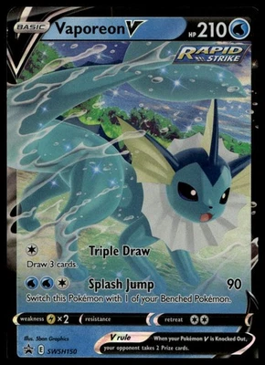 Vaporeon V - Promo SWSH: Sword & Shield Promo Cards SWSH150 NM - Image 1 of 2