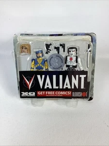 Valiant Minimates TRU Toys R Us X-O Manowar & Bloodshot 2 Pack Missing Back PKG - Picture 1 of 8