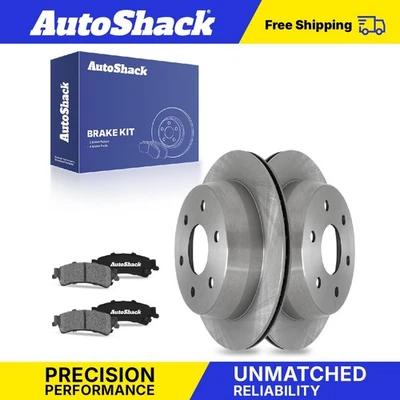 Rear Brake Rotors Ceramic Pads for Chevy Silverado 1500 Classic GMC Safari Foto 1 de 4