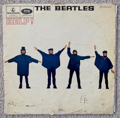 Beatles Help! LP MONO UK Very 1st Issue Psych 6T Mod Beat OST Lennon McCartney - Изображение 1 из 4