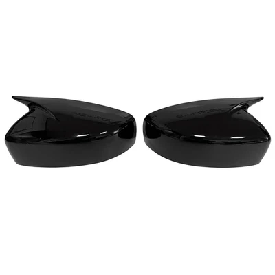For Infiniti G25 G37 Q40 Q60 2009-2015 Gloss Black Sde Wing Mirror Cover Caps Foto 1 de 4