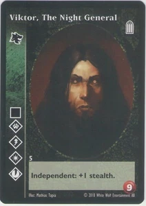 Viktor, The Night General [KoT Reprint 1 set] - VTES card - Picture 1 of 2