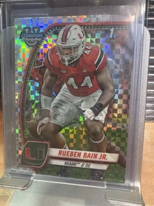 Rueben Bain Jr 2024 Bowman Chrome U 1st Xfractor MIAMI - Bild 1 von 1