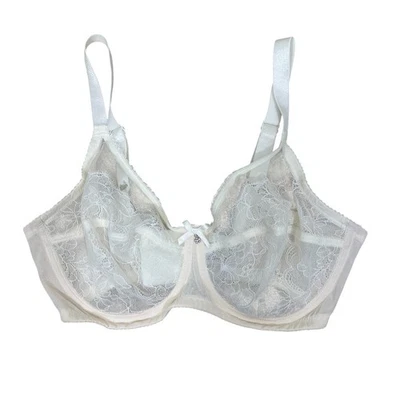 Wacoal Retro Chic Bra 855186 Lace Underwire Cream Size 34D - Image 1 of 4