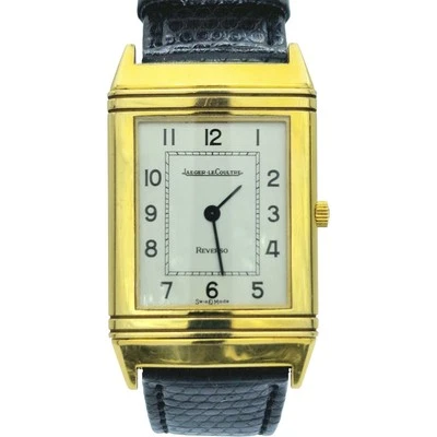 Jaeger-LeCoultre Reverso gold Ref. 140.105.1 Armband Uhr Quarz Gehäuse 750 Gold - Bild 1 von 4