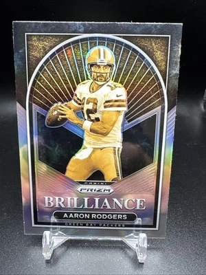 2022 Panini Prizm Football Silver #B-6 Brilliance Aaron Rodgers - Image 1 of 2