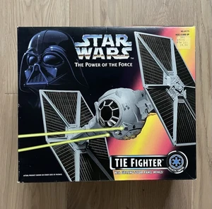1995 Star Wars Power of the Force TIE Fighter w/Ejecting Solar Panel Wings New - Picture 1 of 6