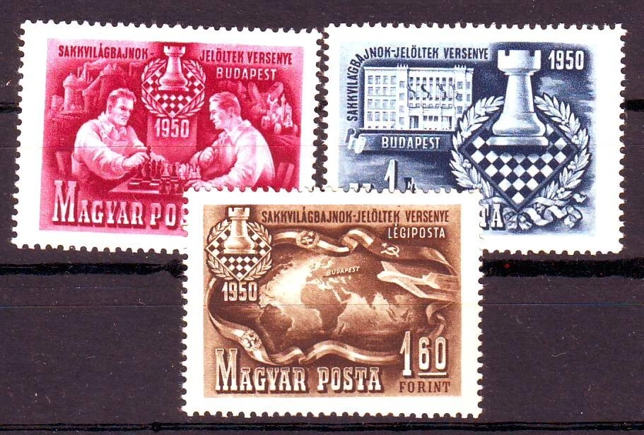 HUNGARY - 1950. 1. Chess - International Candidates Tournament - MNH - Image 1 of 1