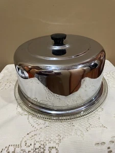 VTg Cake Plate And Cover - Picture 1 of 8