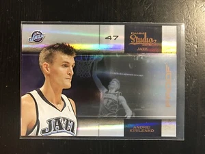 Andrei Kirilenko 2009-10 Panini Studio Bronze Proof Parallel /199 Jazz Card PWE - Bild 1 von 2
