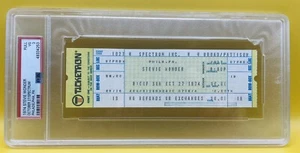 Stevie Wonder PSA GRADED Ticket 1974 Philadelphia Spectrum TICKETRON - Picture 1 of 11