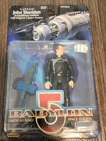 Capt. John Sheridan Babylon 5 1997 Figure NEW MOSC SEALED Cover