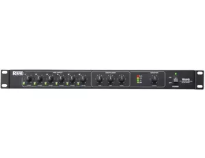 Rane RM6 6-channel Mixer with Single-Channel 120W Power Amp Rack - Picture 1 of 2