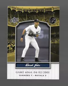 DEREK JETER - New York Yankees - 2008 UD YANKEE STADIUM LEGACY COLLECTION 6064 - Foto 1 di 2