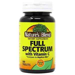 Nature's Blend Full Spectrum with Vitamin C 100 Tabs