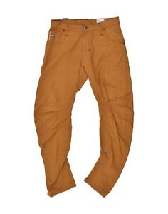 G-STAR Mens Banana Casual Trousers W31 L28 Brown Linen AS07