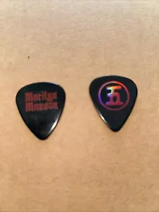 Marilyn Manson John 5 Vintage Guitar Pick - 2000 Hollywood Tour Lot Of 2 - Picture 1 of 3
