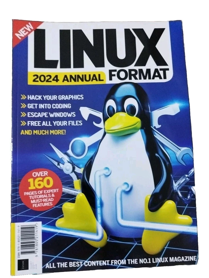 [BOOKAZINE] Linux Format 2024 Annual - Hack Your Graphics - Get Into Coding ... - Image 1 of 1
