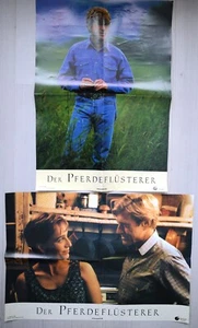 E404 2x DIN A2 Aushangfotos DER PFERDEFLÜSTERER Robert Redford - Picture 1 of 3