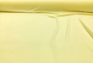 Bullet Textured Liverpool Fabric 4 way Stretch Pastel Yellow R31 - Picture 1 of 1