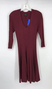 Worthington Women's Dress Ribbed Knit Size Large Pullover Deep V-Neck EUC - Picture 1 of 3