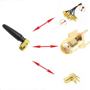 2.4G WIFI Bluetooth Radio Antenna 2.5DB Gain SMA Male Plug Connector RigH4J^$i - Photo 1/11