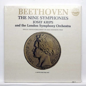 JOSEF KRIPS ⸺ BEETHOVEN The 9 Symphonies ⸺ EVEREST 7xLPs box STILL SEALED - Picture 1 of 2