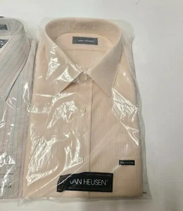 NWT VTG  MERVYN'S VAN HEUSEN BUTTON DOWN SHORT SLEEVE SHIRT Lot of 3 B - Picture 1 of 3