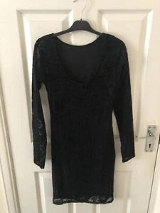 Boohoo Black Lace Dress - Picture 1 of 2