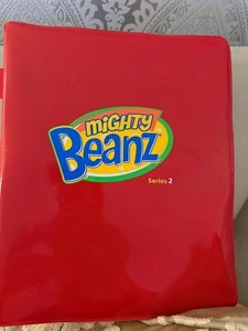 mighty beanz series 2 in red case with 25 beanz - Picture 1 of 6