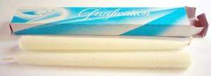 VINTAGE BOX OF 2 CANDLES FOR CHURCH, BY MAILLOUX, BAILLARGEON INC., ST-CONSTANT - Imagen 1 de 4