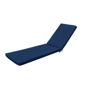 Outdoor Lounge Chair Cushion Replacement, Patio Furniture Seat Cushion,Navy Blue - Picture 1 of 5