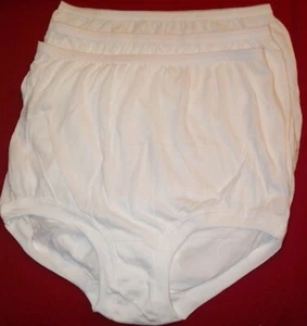 3 Pares Talla 14 Blanco 100% ALGODÓN Banda PIERNA BRAGUITA Hecho en EE. UU. Precio de Cierre - Imagen 1 de 1