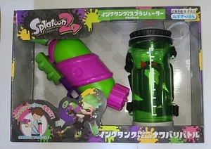 Splatoon 2 Splashooter Water Gun with Ink Tank Neon Green From Japan New  SUNART - Picture 1 of 1