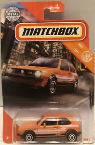 MATCHBOX 2019 METAL 8/100 VOLKSWAGEN GOLF MK 1 MBX CITY - Picture 1 of 3