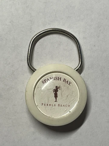 Rare The Links At Spanish Bay Souvenir Key Chain - Pebble Beach Resorts Cover